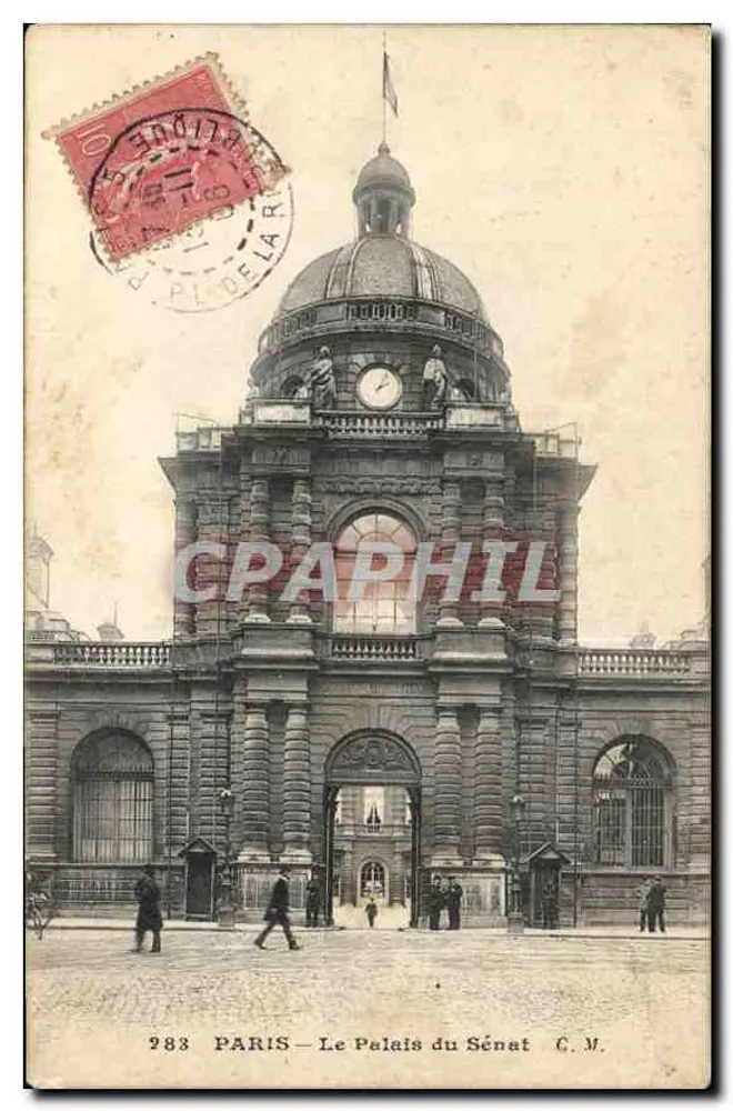 Paris — O Palácio do Senado — C.M. n°283 - Frente