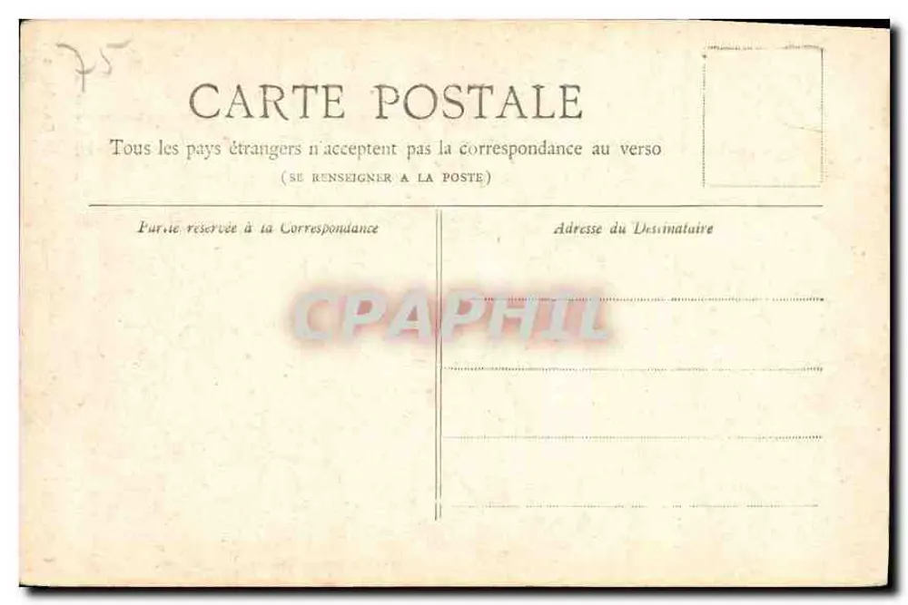Monumento di Gambetta — Parigi — Collezione Petit Journal - Verso
