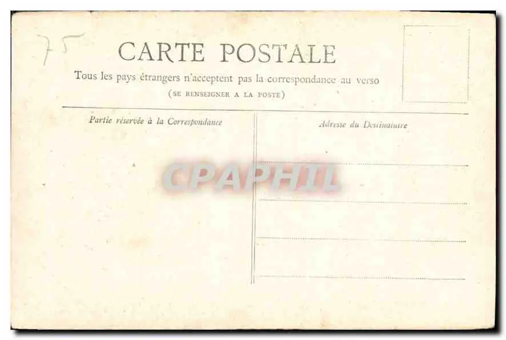 Der Löwe von Belfort — Paris — Sammlung Petit Journal - Rückseite