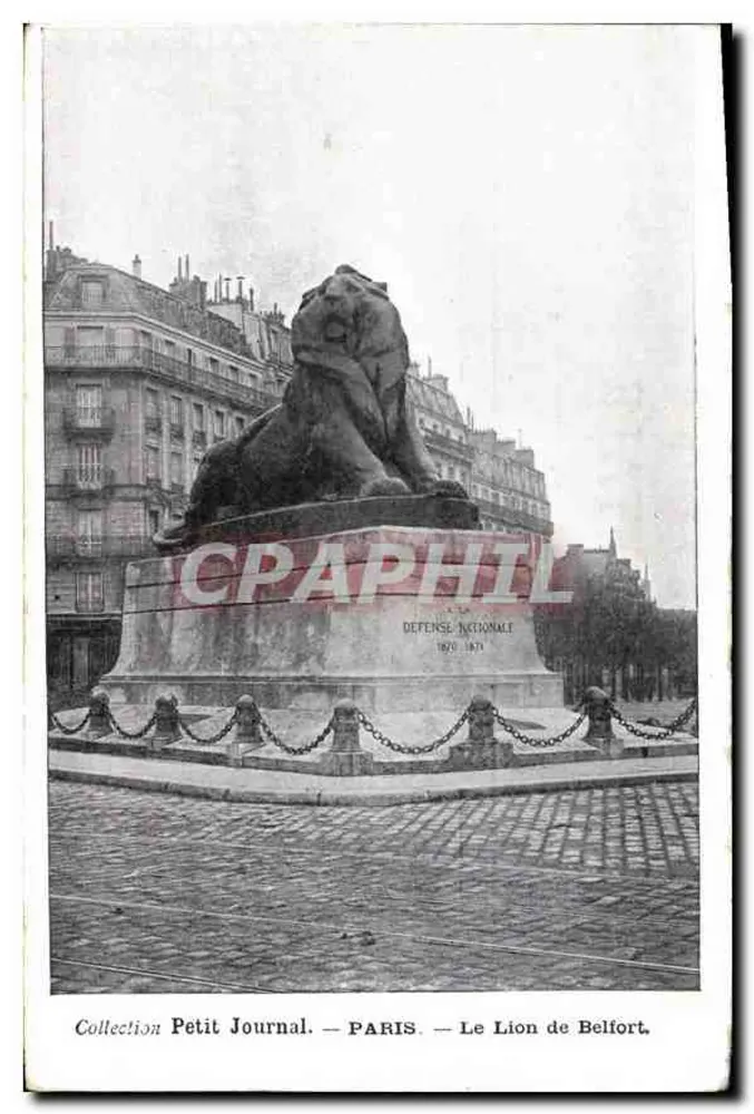 Paris — Der Löwe von Belfort — Sammlung Petit Journal - Vorderseite