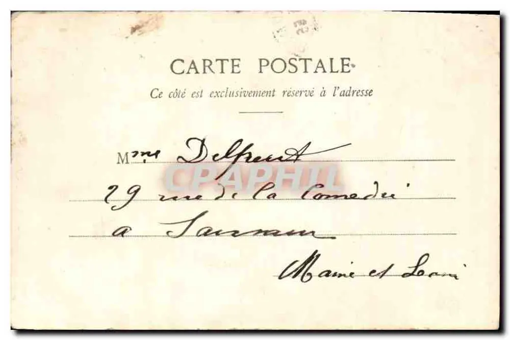 Fontaine de Cuvier — Paris — Editor E. Haurweldt, n° 515 - Verso