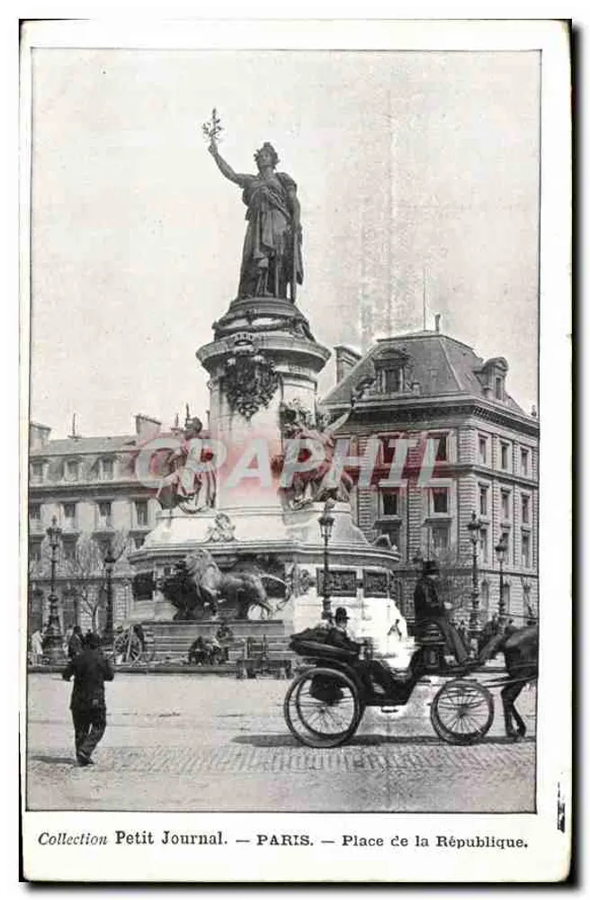 Place de la République — Paris — Collection Petit Journal - Vorderseite