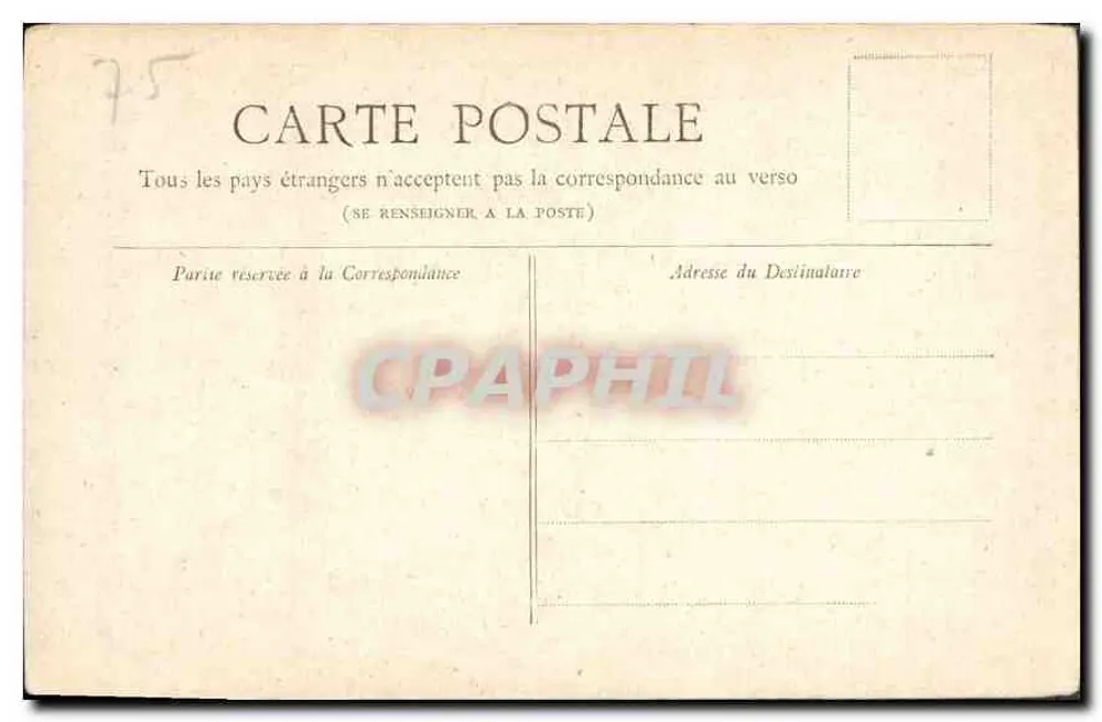 Place de la République — Paris — Collection Petit Journal - Rückseite