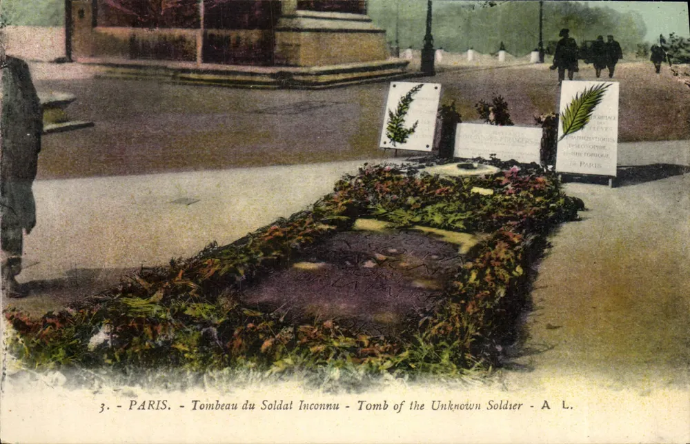 PARIS - Túmulo do Soldado Desconhecido - Tomb of the Unknown Soldier - A. L. - Frente