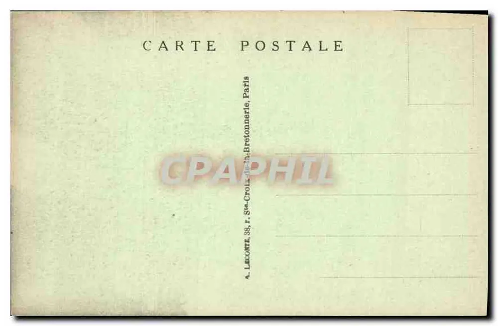 Arco do Triunfo do Carrousel — Paris — A. L. - Verso