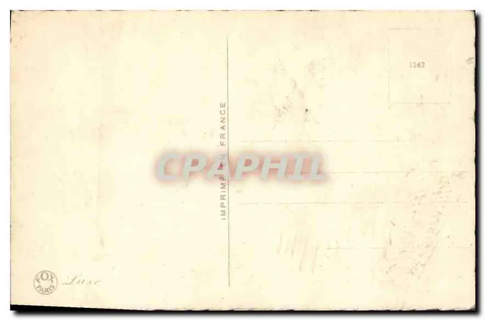 ट्यूलिप का बूकेट — जन्मदिन — लूस छापकर्ता, पेरिस, नंबर 1262 - पीछे