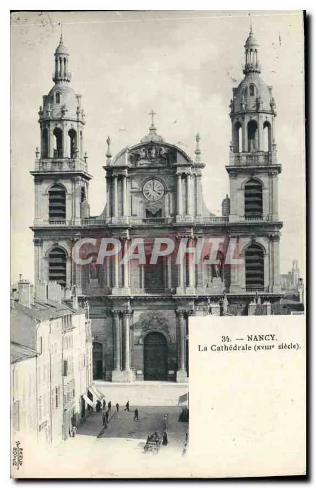 Nancy — A Catedral (século xviiie) — n°34 - Frente