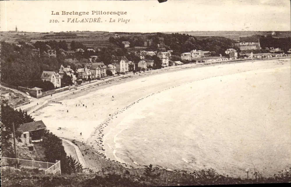 A Bretanha Pitoresca — VAL-ANDRÉ — A Praia — 210 - Frente