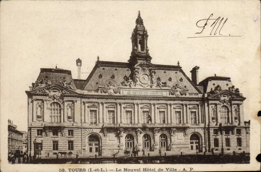 Tours (Indre-et-Loire) — Das Neue Rathaus — A.P. n°58 - Vorderseite