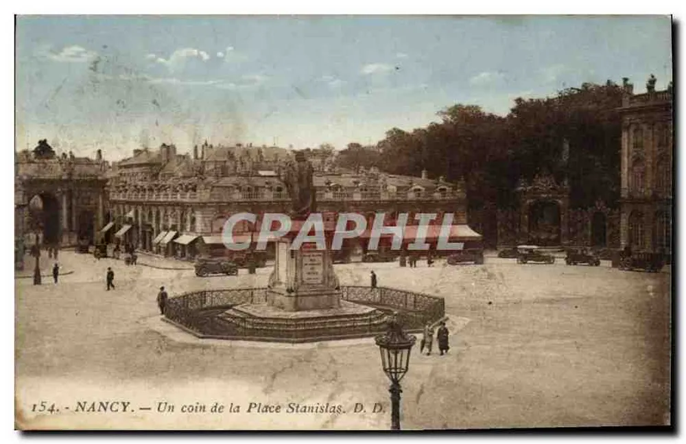 NANCY — Um canto da Place Stanislas — D. D. n°154 - Frente