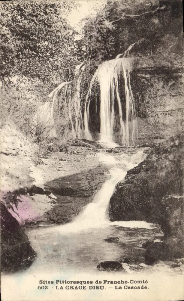 Die Cascade — Bilderhafte Orte der Franche-Comté — 502 — Éditions C. L. Besartion - Vorderseite