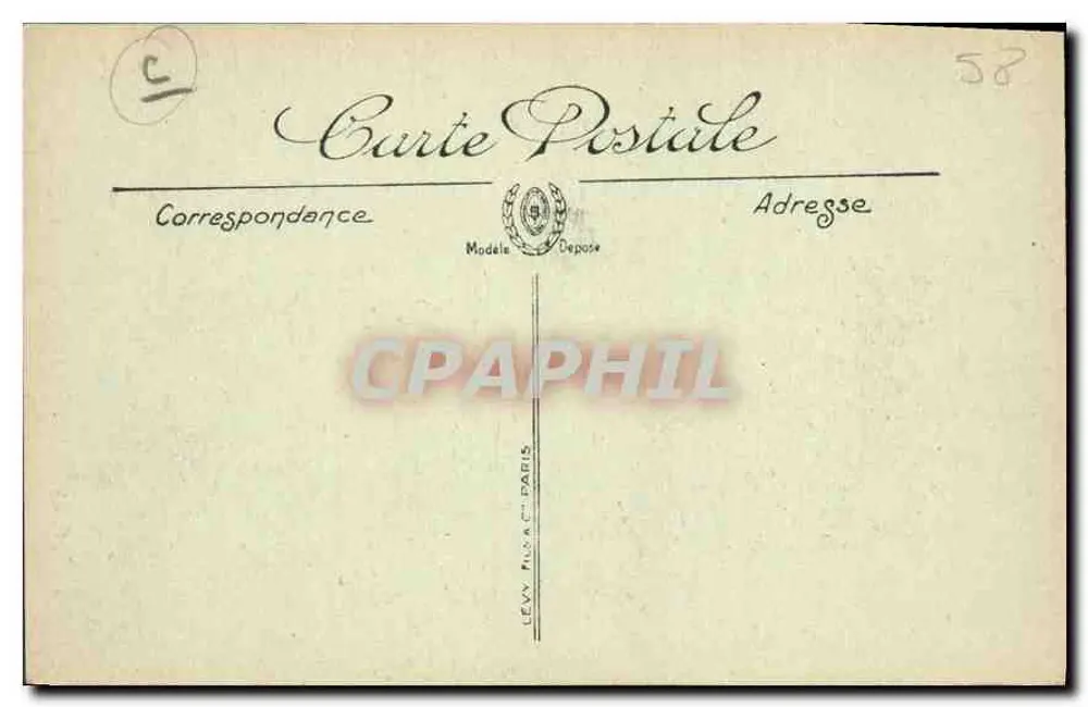 Nevers — A Porta do Croux — LL. — N° 50 - Verso