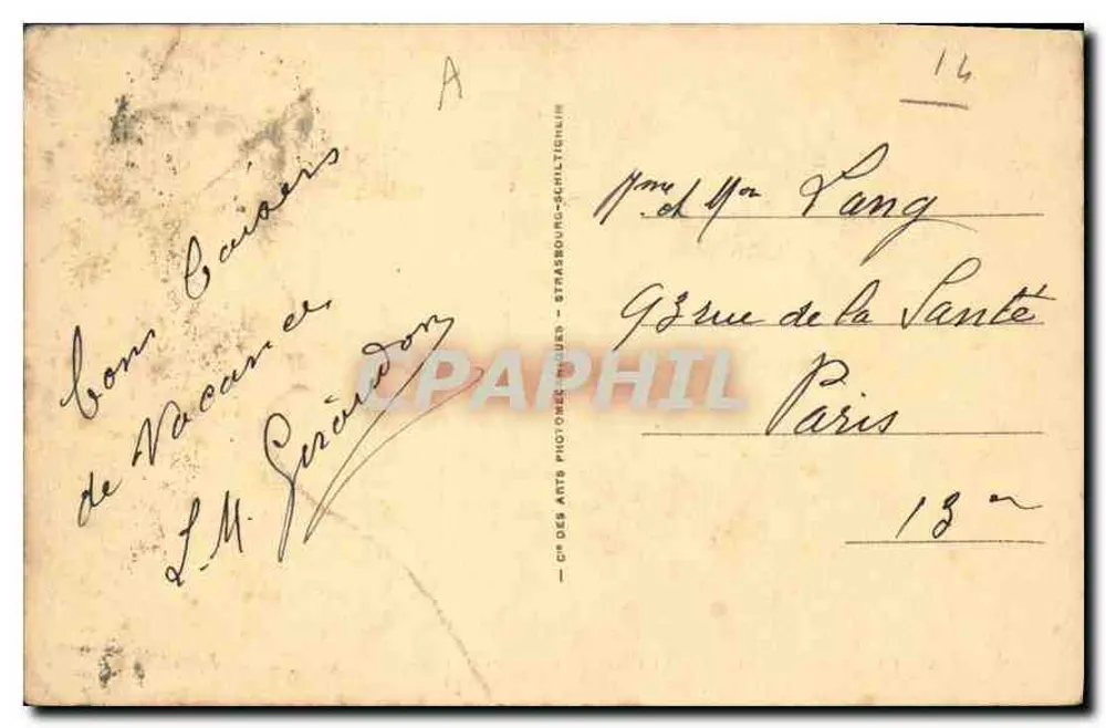 Deauville-Plage Fleurie — Das Royal-Hôtel (G. Wybo, Arch.) und die Gärten - Rückseite