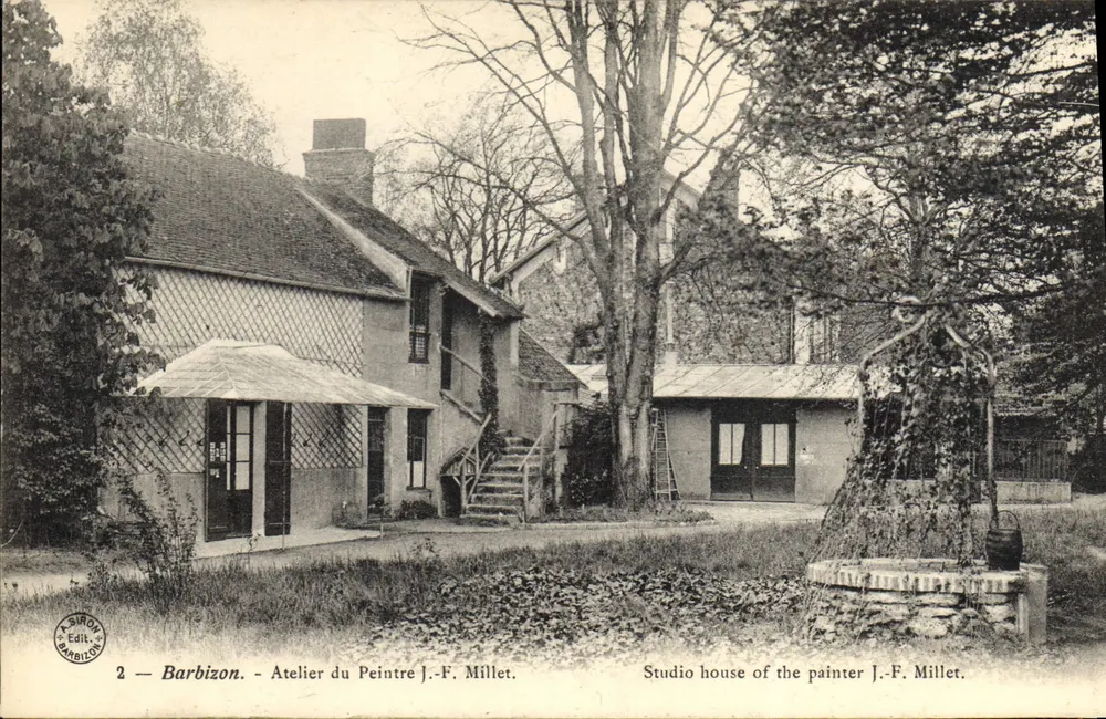 Barbizon — Atelier do Pintor J.-F. Millet — Editor Asiron - Frente
