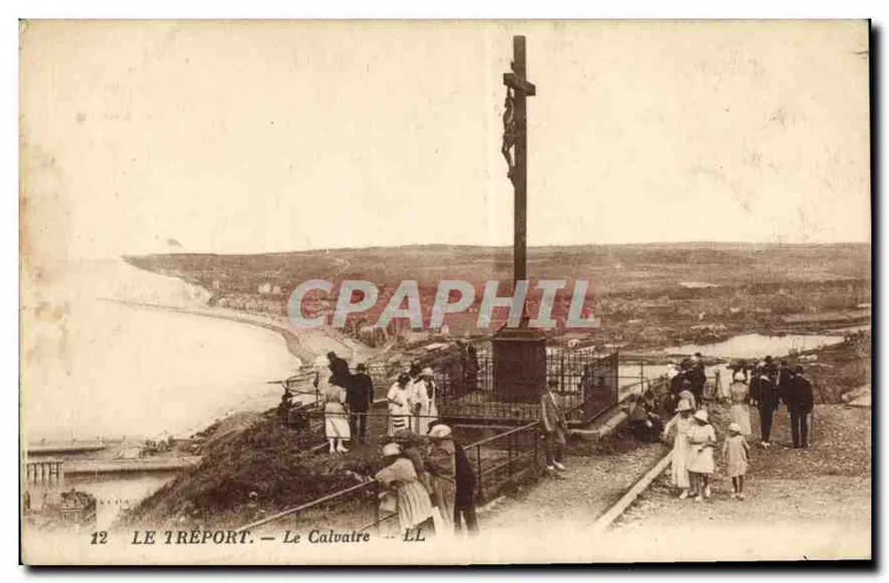 Le Tréport — O Calvário — LL - Frente
