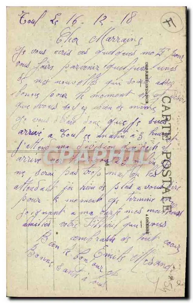 Eingang zum Rathaus — Toul — Verlag Sabagnon, Nr. 47 - Rückseite