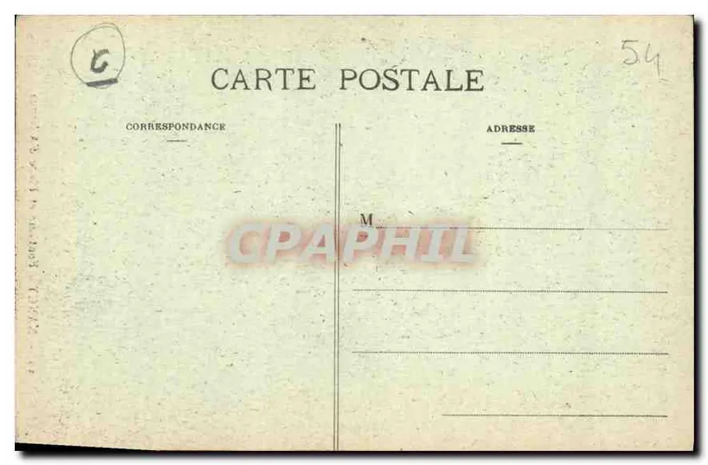 NANCY — Fonte e Place d'Alliance — Editor R.J.V. n°59 - Verso