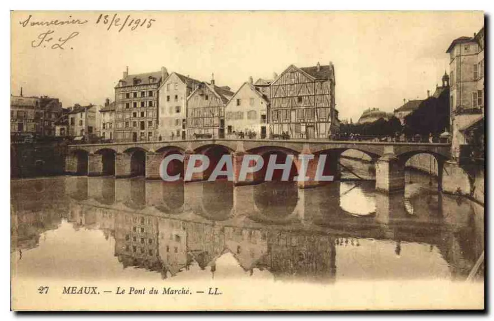 Meaux — O Ponte do Mercado — LL. n°27 - Frente