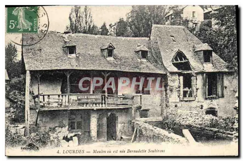 Lourdes — Mühle, in der Bernadette Soubirous geboren wurde — Éditions Lourdes - Vorderseite