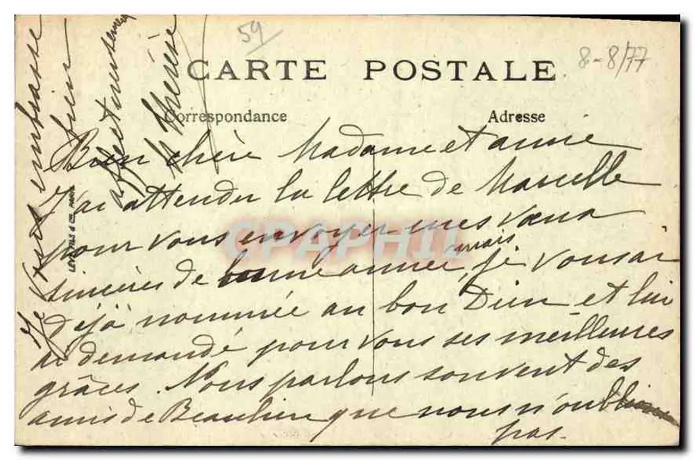 LILLE — A Grand'Place — LL - Verso