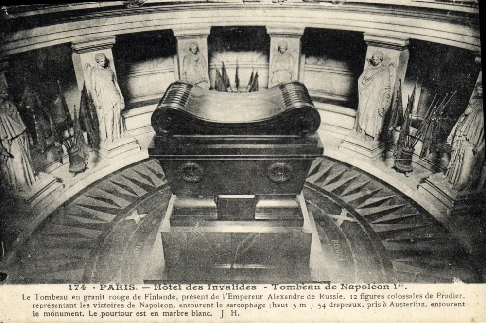 Paris — Hotel des Invalides — Grab von Napoleon I — Verlag J.H. n°174 - Vorderseite