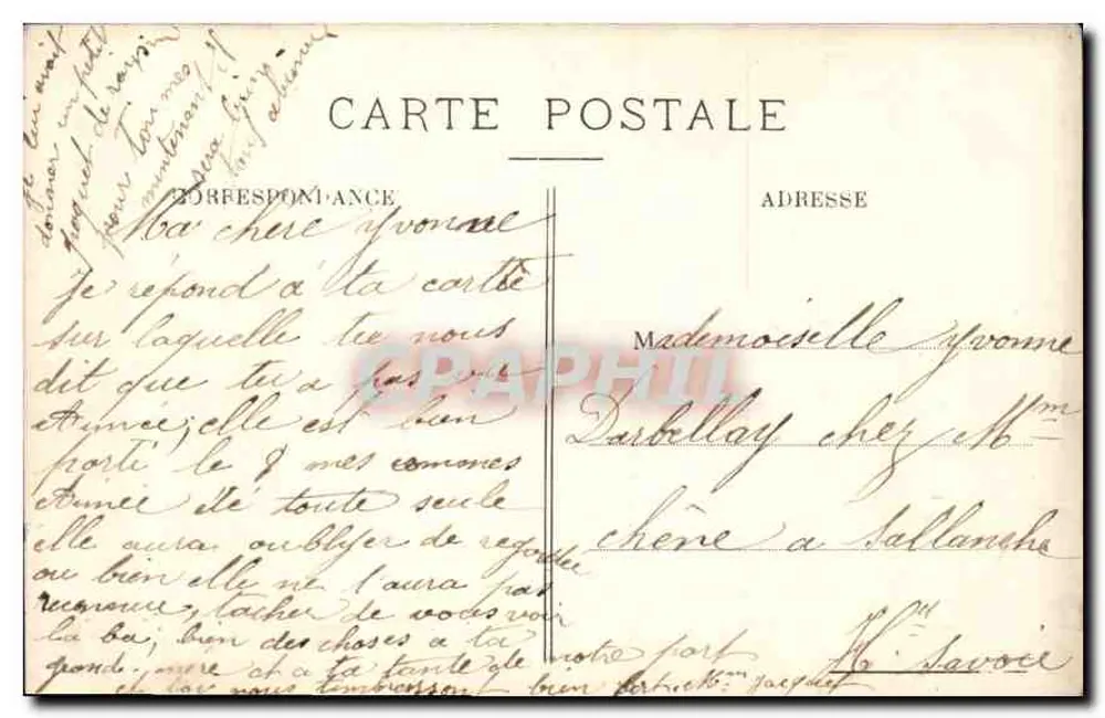 PARIS - Parc-Monceau - As Ruínas - M.F. - Verso