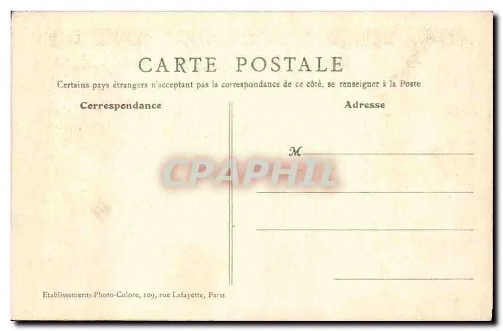 Parc Monceau — Ponte sobre canal — B.I.C. n°93 - Verso