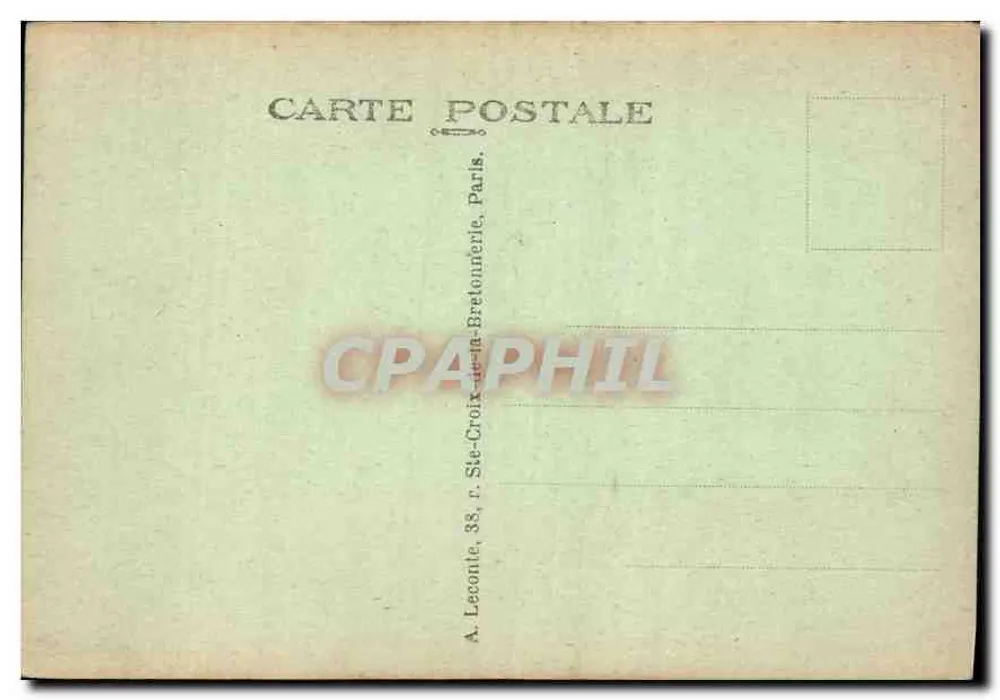 Paris - O Pequeno Palácio - A. L. - Verso