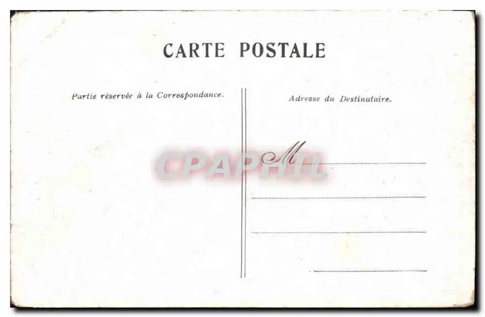 Paris — See des Bois de Boulogne — Verleger unbekannt - Rückseite