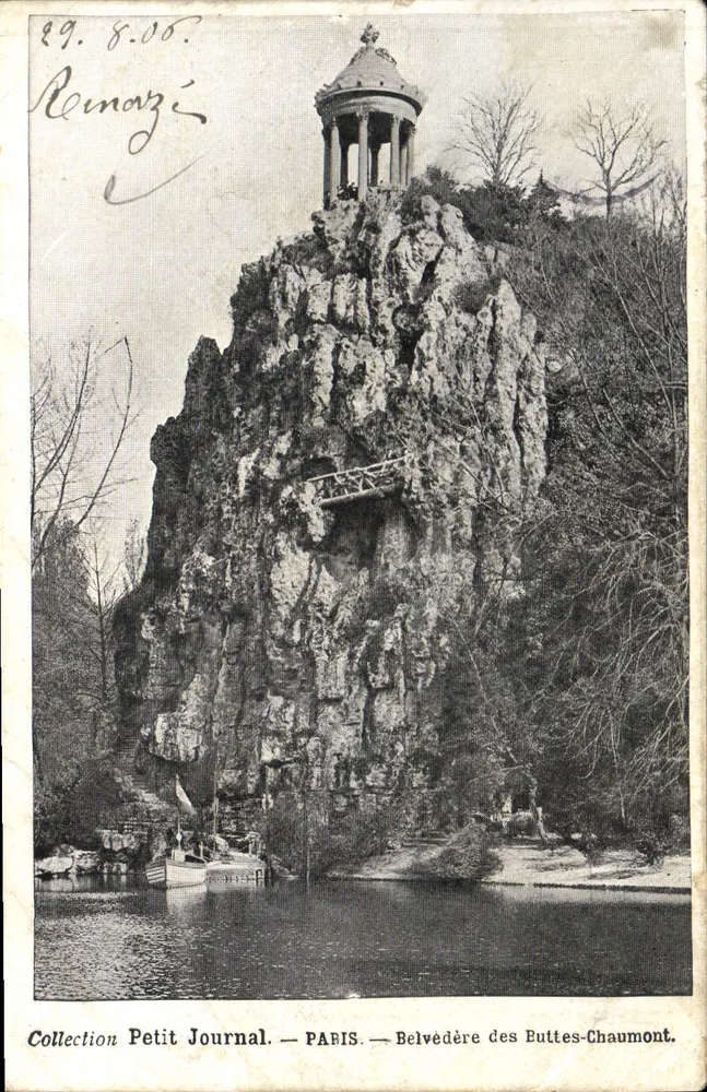 Belvedere der Buttes-Chaumont — Paris — Sammlung Petit Journal - Vorderseite