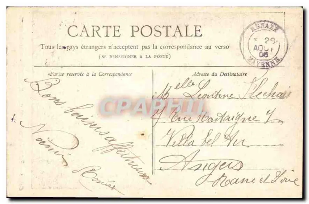 Belvedere der Buttes-Chaumont — Paris — Sammlung Petit Journal - Rückseite