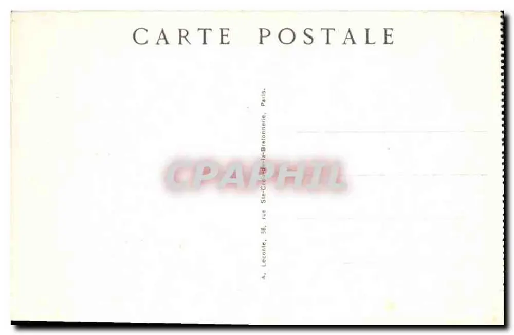 Paryż — Plac Bastili — kolumna Bastili, wydawca A. Leconte, n°45 - Rewers