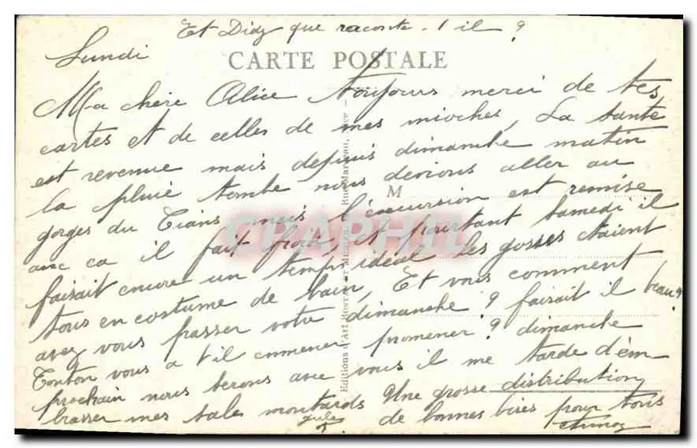 Monte-Carlo — Das Casino und das Taubenschuss — RM, n°223 - Rückseite