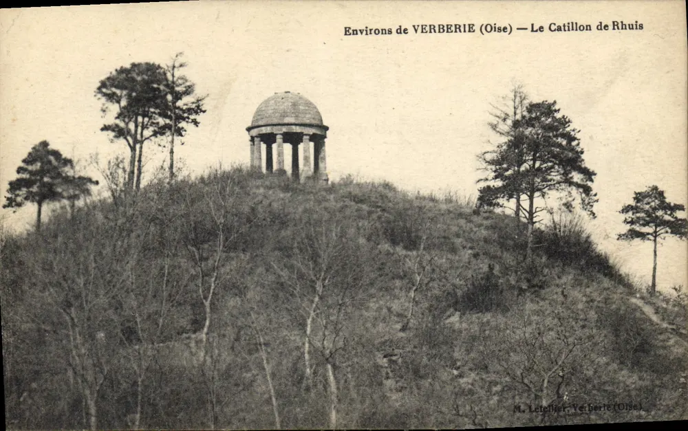 Nas proximidades de VERBERIE (Oise) — Le Catillon de Rhuis — N. Letellier, Verberie (Oise) - Frente