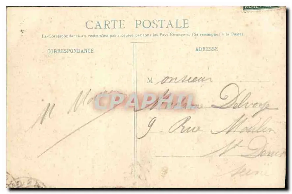 LYON - Place Carnot - Estátua da República — H. D. - Verso