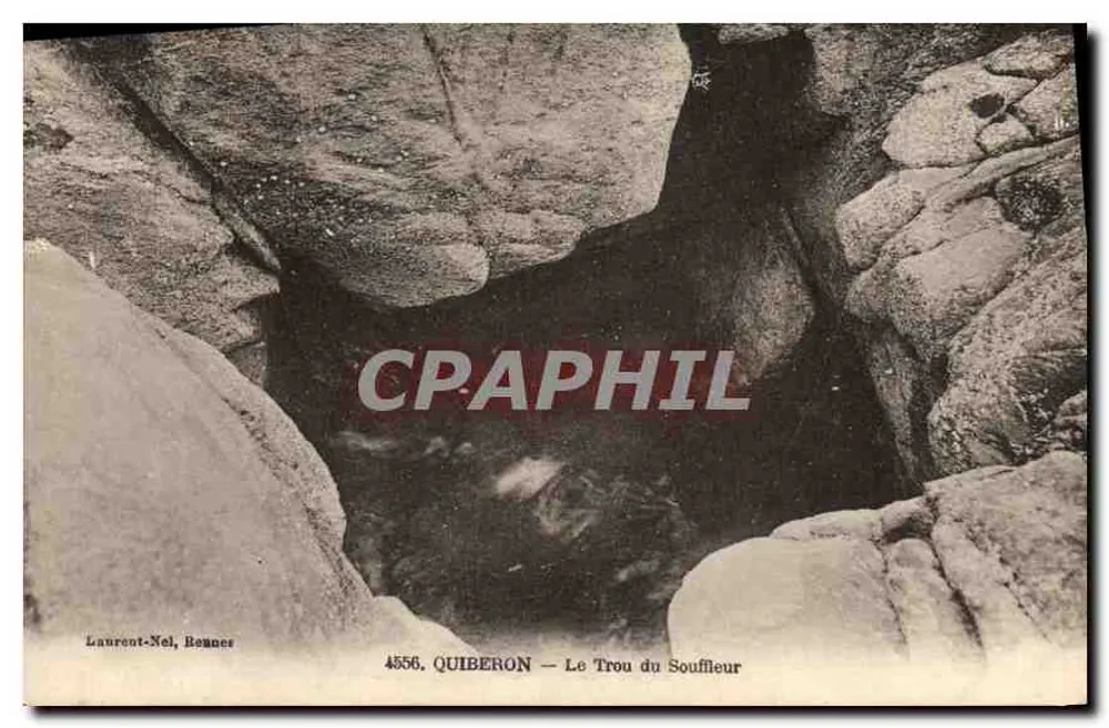 Quiberon — O Buraco do Sopro — Laurent-Nel, Bennes, n°4556 - Frente