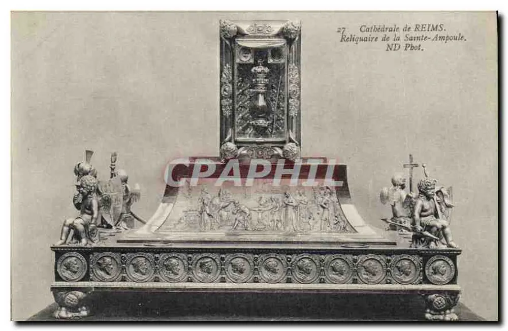 Kathedrale von Reims — Reliquiar der Heiligen Ampulle — ND Fotografie - Vorderseite