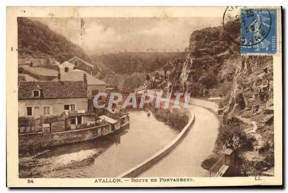 Avallon — Estrada de Pontaubert — LL - Frente