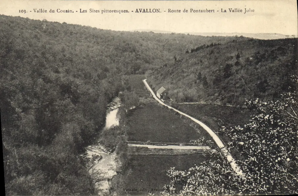 Tal des Cousin - Die malerischen Orte - AVALLON - Route de Pontaubert - La Vallée Jolie - Vorderseite