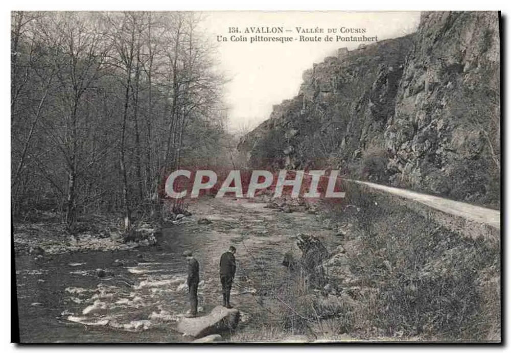 Avallon — Tal des Cousin — Ein pittoreskes Stück — Route von Pontaubert - Vorderseite