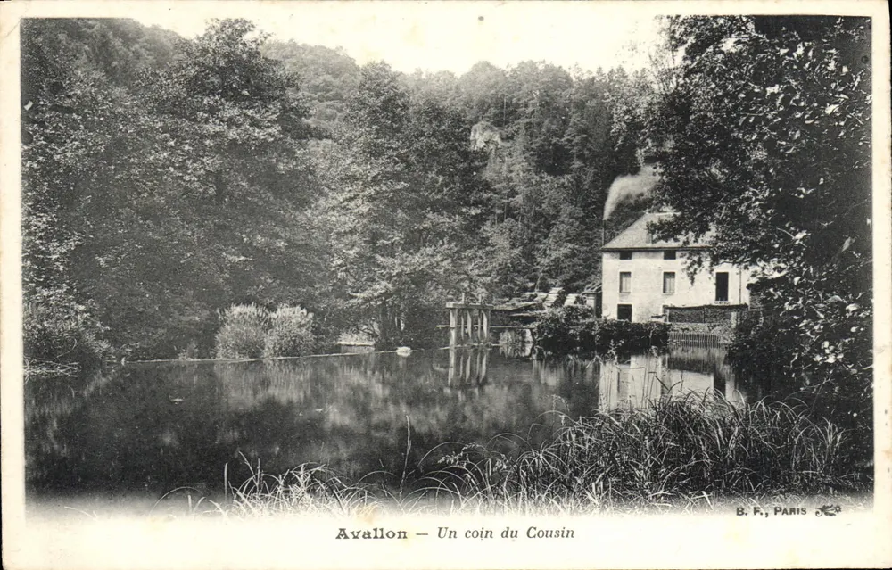 Avallon — Un angolo del Cousin — B. F., Parigi - Recto