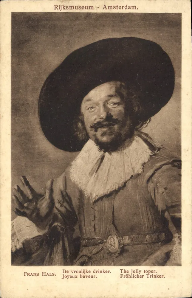 Frans Hals — Der fröhliche Trinker — Rijksmuseum - Amsterdam. - Vorderseite