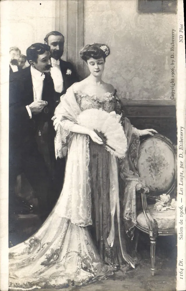 Salão de 1906 — D. Etcheverry — Les Loups - Frente