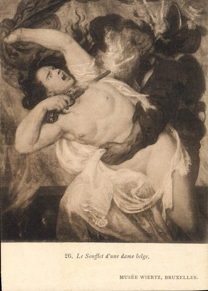 Das Korsett einer belgischen Dame — Musée Wiertz, Brüssel — n°26 - Vorderseite