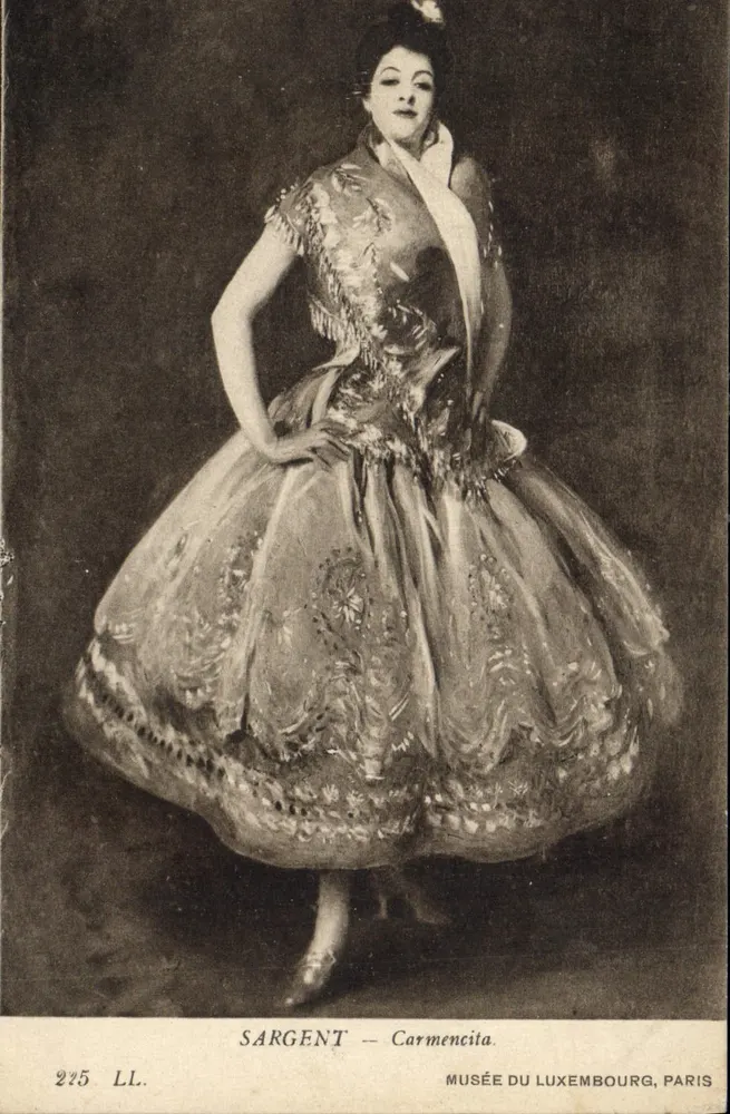 Sargent — Carmencita — Musée du Luxembourg, Paris - Vorderseite