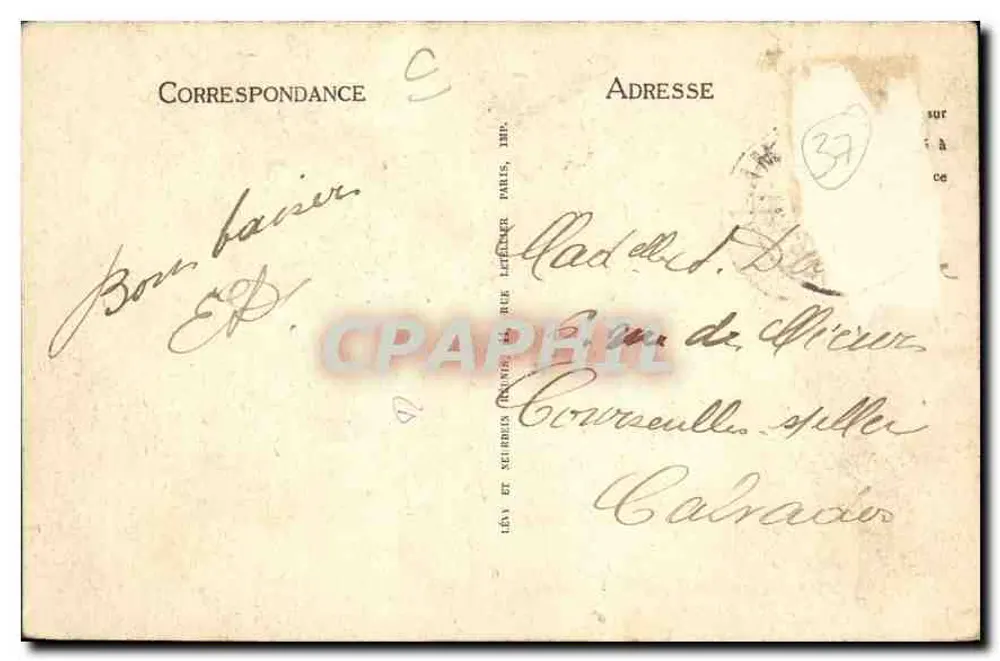 Castelo de AMBOISE — Amboise Castle — editor D'AMBOISE, n° 101 - Verso