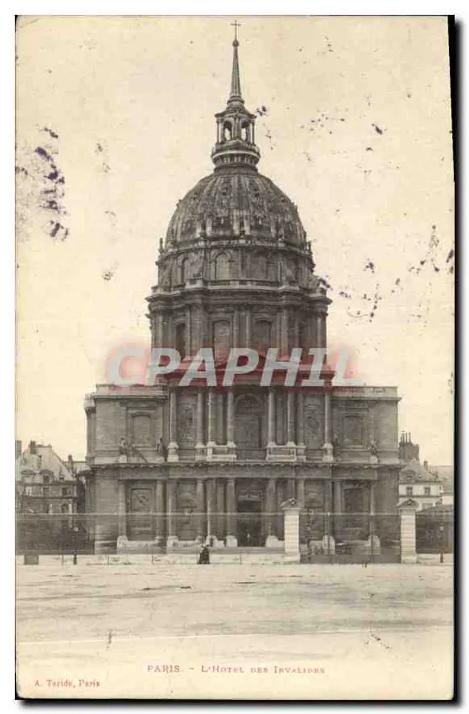 Paris - O Hotel dos Inválidos — A. Taride, Paris - Frente