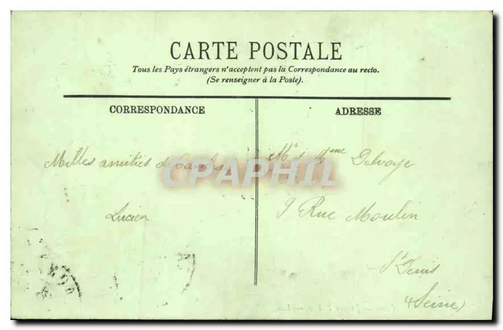 Cambrai — Jardiu Public — LL. — N° 48 - Rewers
