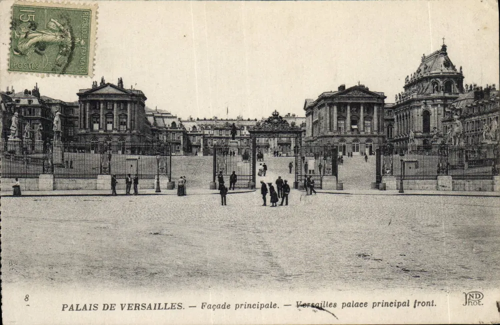 Palácio de Versalhes — Fachada principal — JND Hot. - Frente