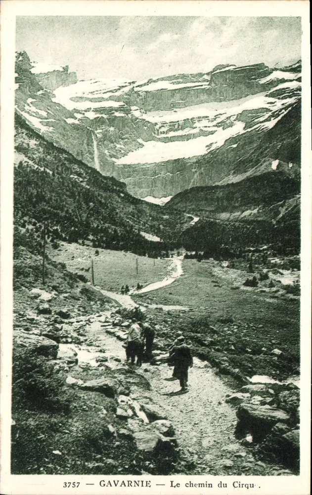 Gavarnie — O caminho do Cirque - Frente